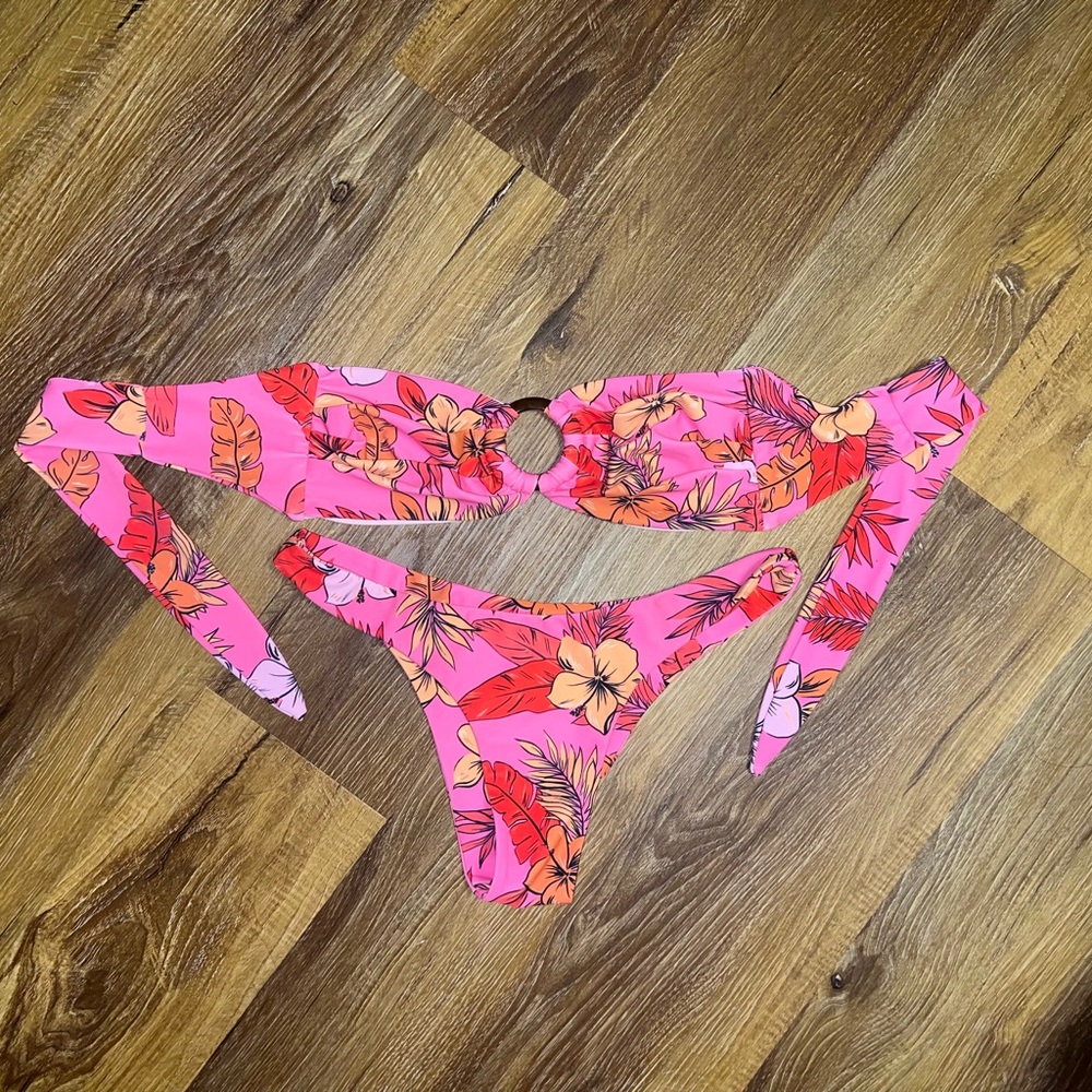 Kulani Kinis Pink Floral Bikini